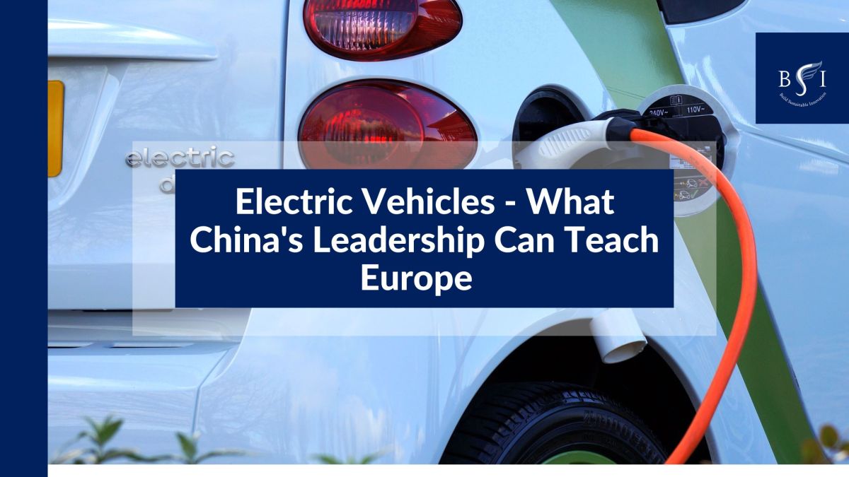 Electric Vehicles – What China’s Leadership Can Teach Europe